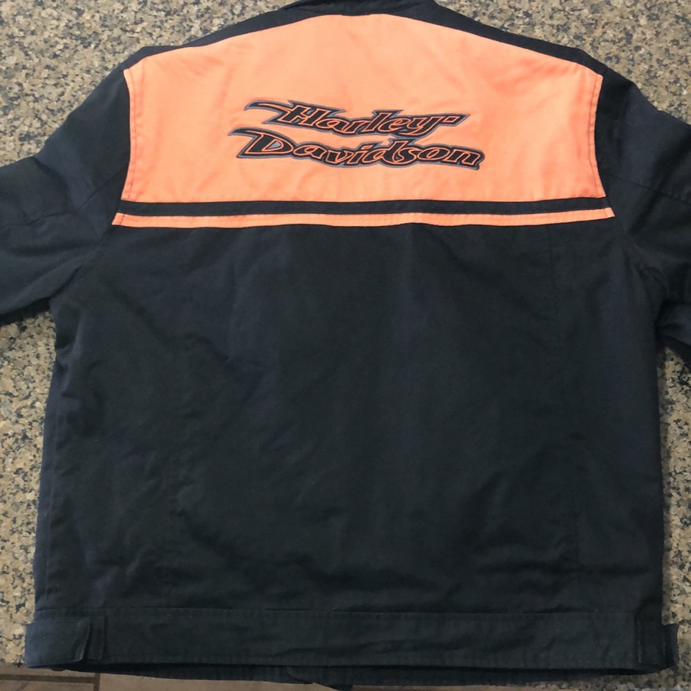 Harley Davidson Denim Jacket Mens L